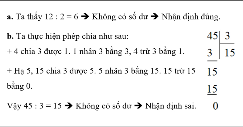 Bài giải bài tập 4, câu a và b